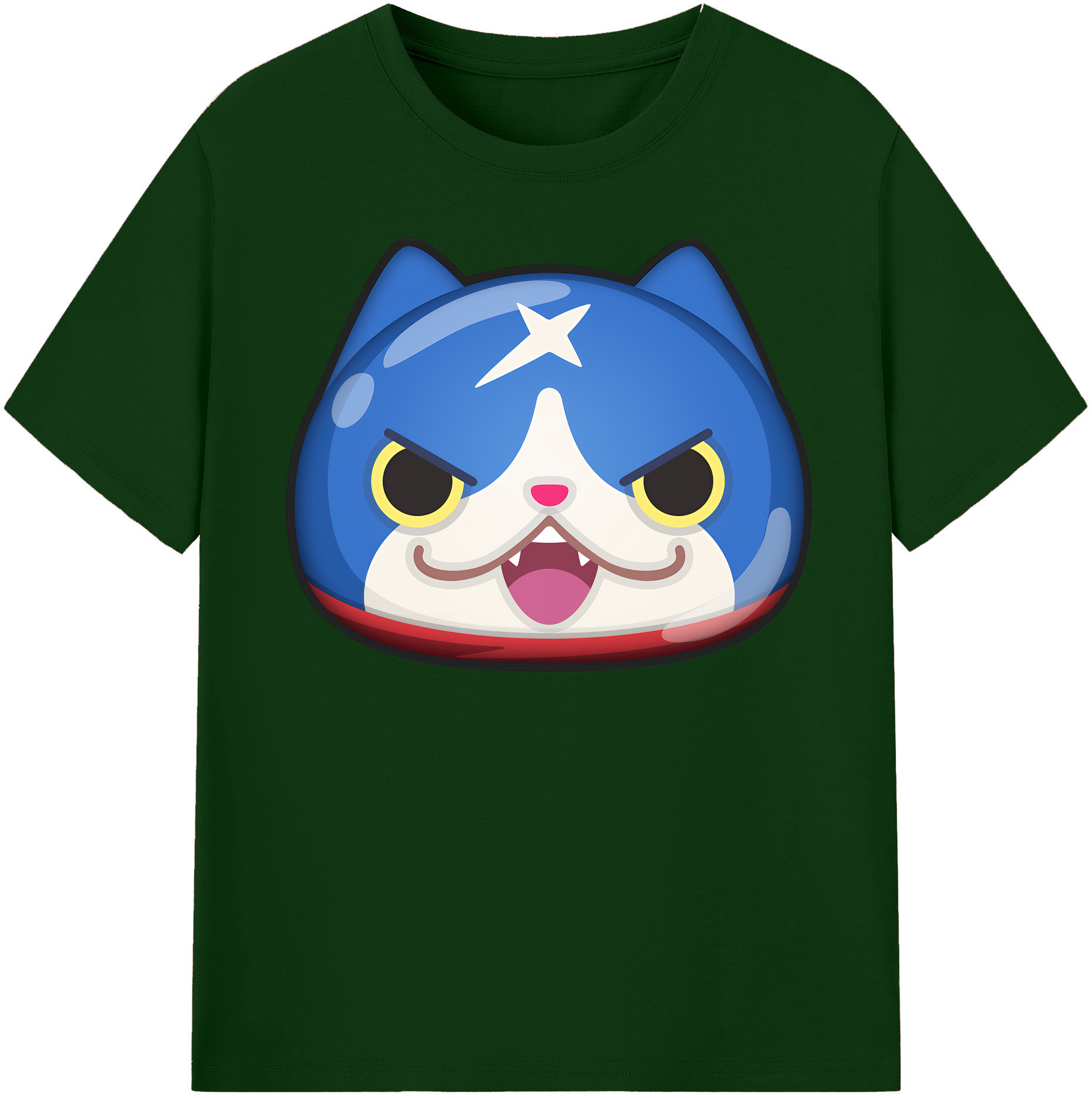 （画像用） 妖怪ウォッチ Yo-kai Watch 綿100％半袖Tシャツ（フロントプリント）